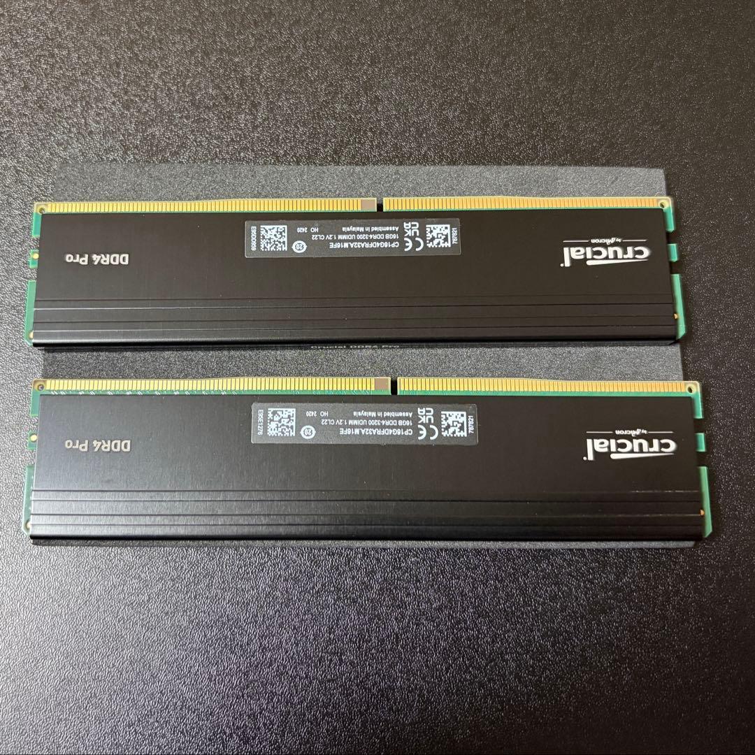 crucial デスクトップPC用メモリ[DDR4] 16GB×2（32GB）