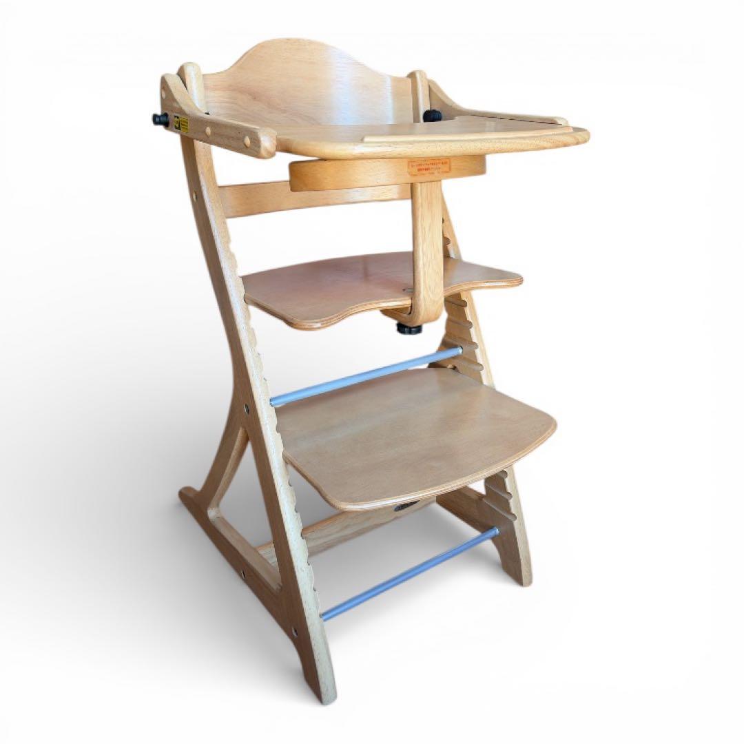 【送料無料】大和屋 すくすくチェア スリムプラス テーブル付