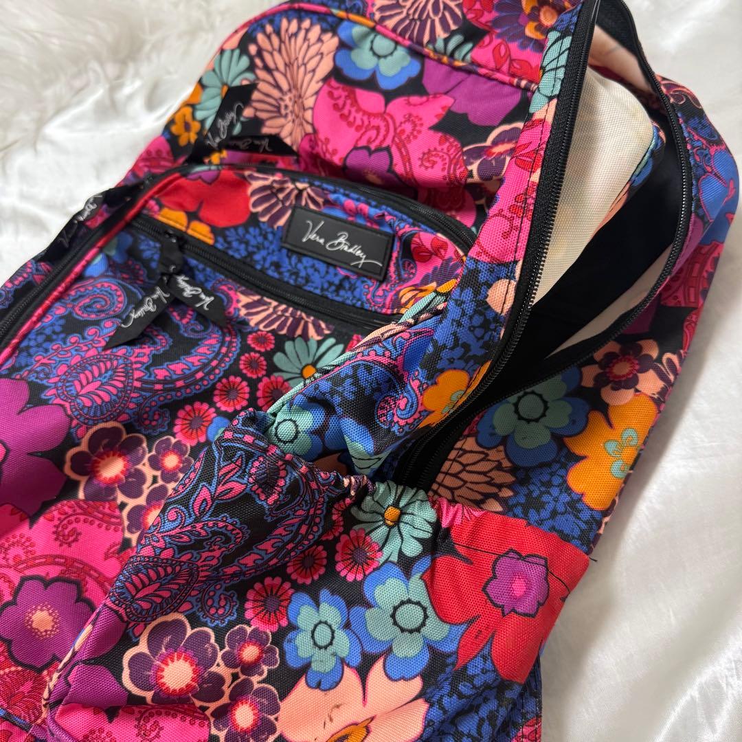 【極美品】レア Vera Bradleyフラワープリント リュック バックパック