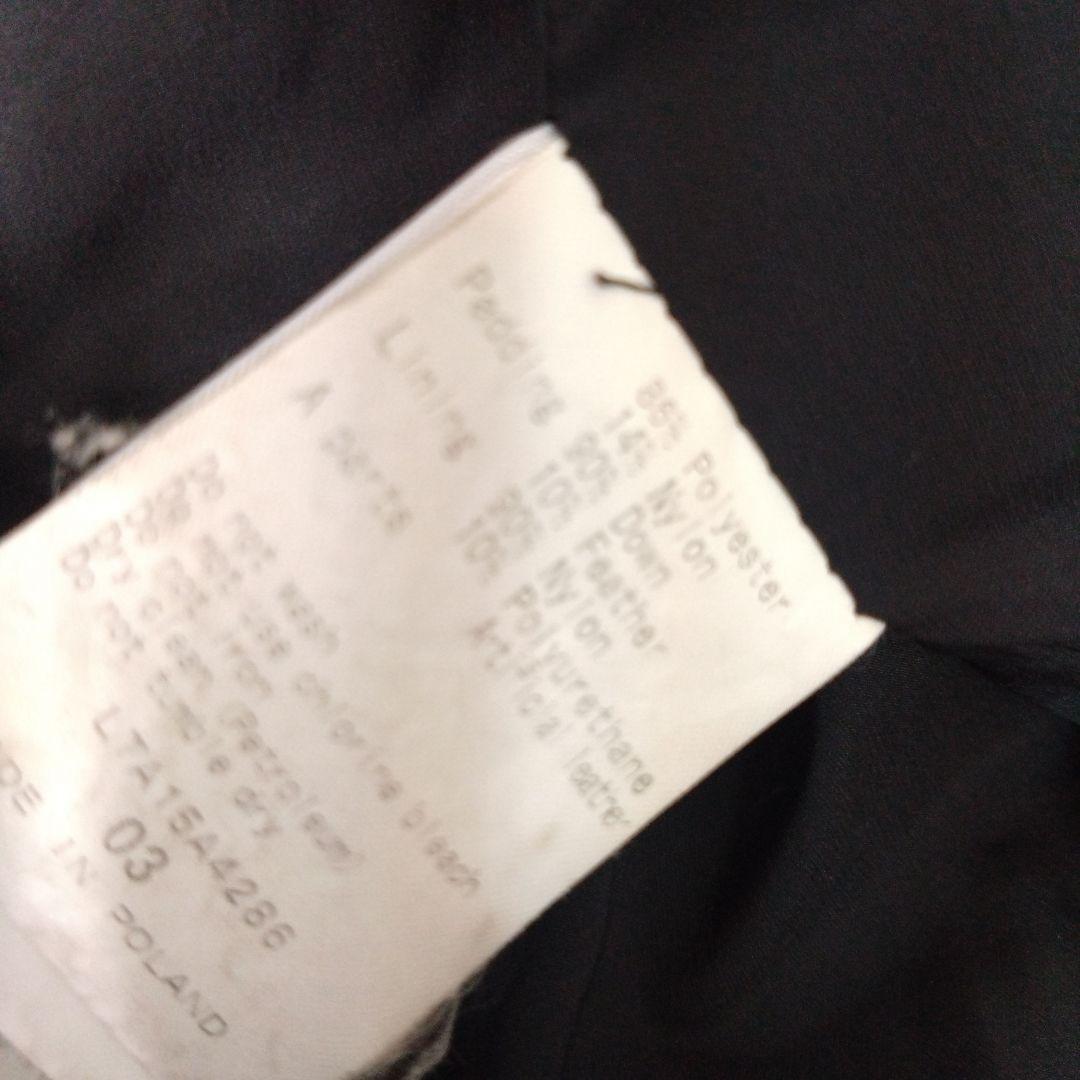 タトラス エッグレッタ ショールカラー ダウンコート ブラック Lサイズ相当