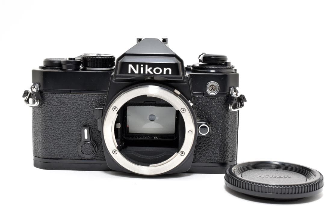 超美品 NIKON FE ブラック フィルムカメラ モルト新品交換済 H318