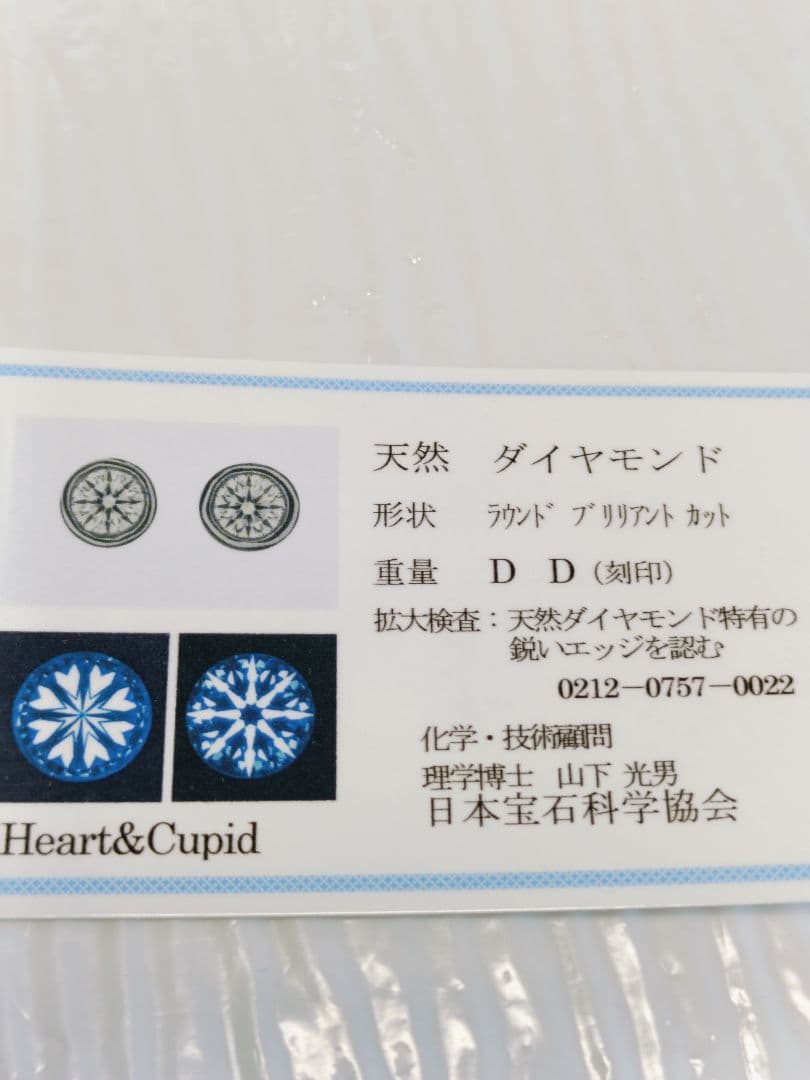 み*た様 ELLE PT900 ダイヤ0.03/0.03キラキラピアス送料込み