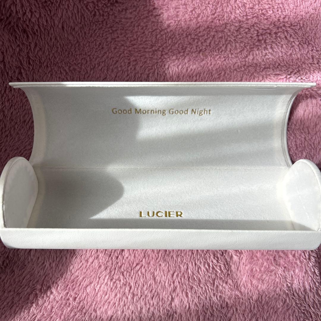 LUCIER クリアフレーム オレンジレンズ サングラス