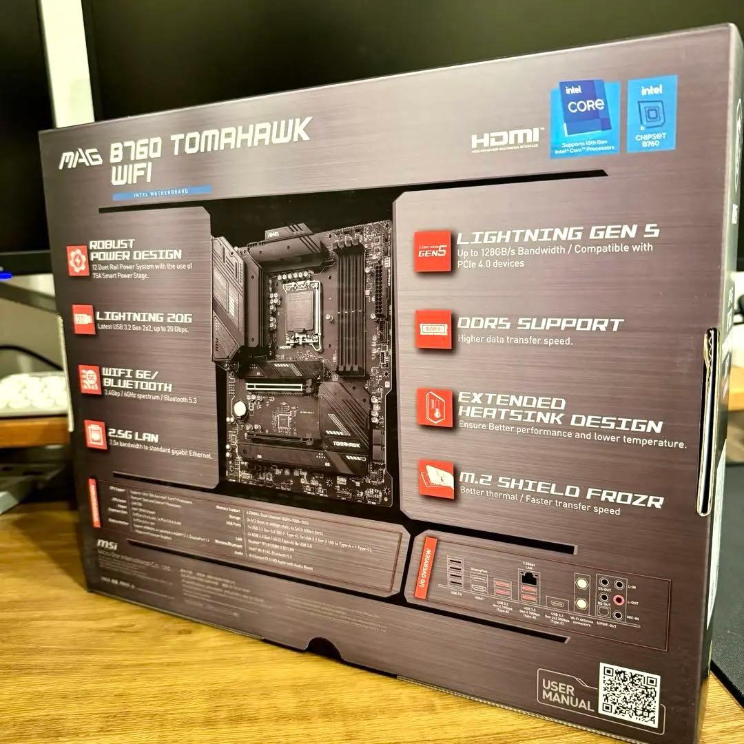 【新品・未開封】MAG B760 TOMAHAWK WIFI マザーボード