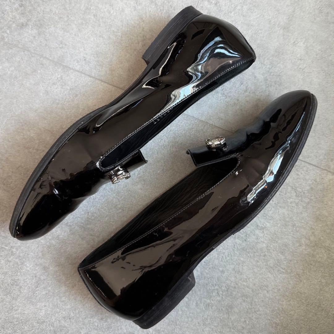 CHANEL シャネル　ローファー　ココマーク　オペラシューズ　黒　36