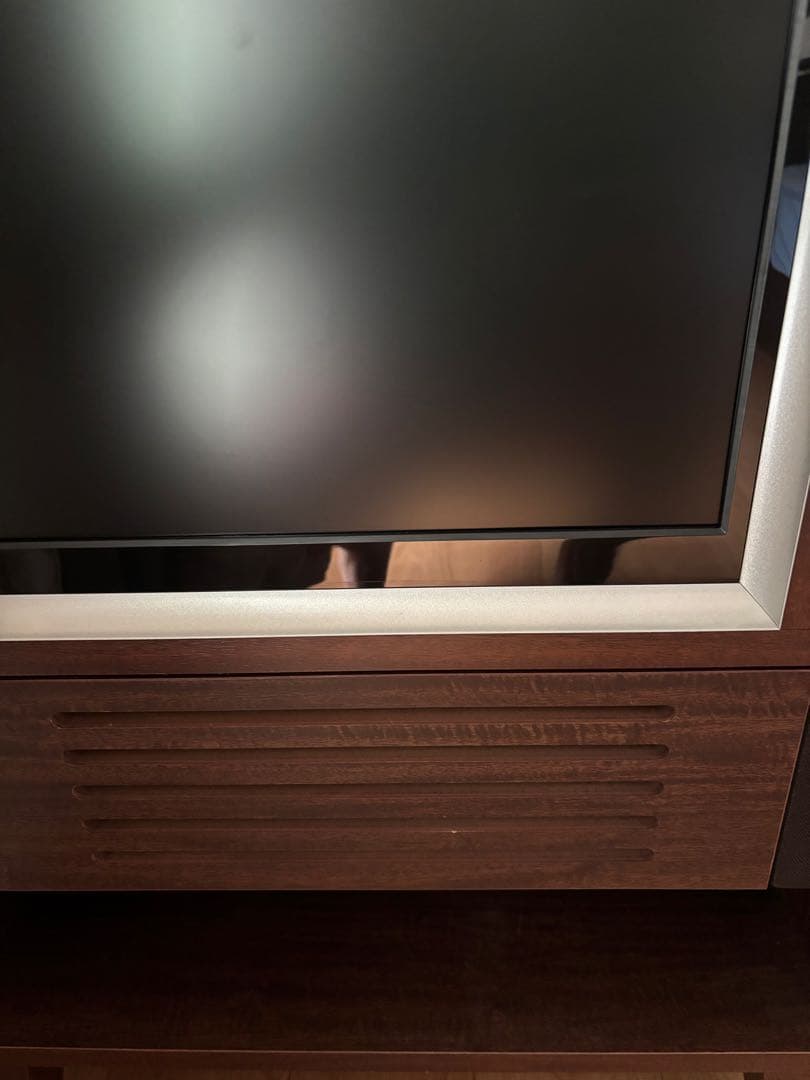 岐阜県飛騨家具　昭和レトロ風　液晶テレビ　EREO19インチ