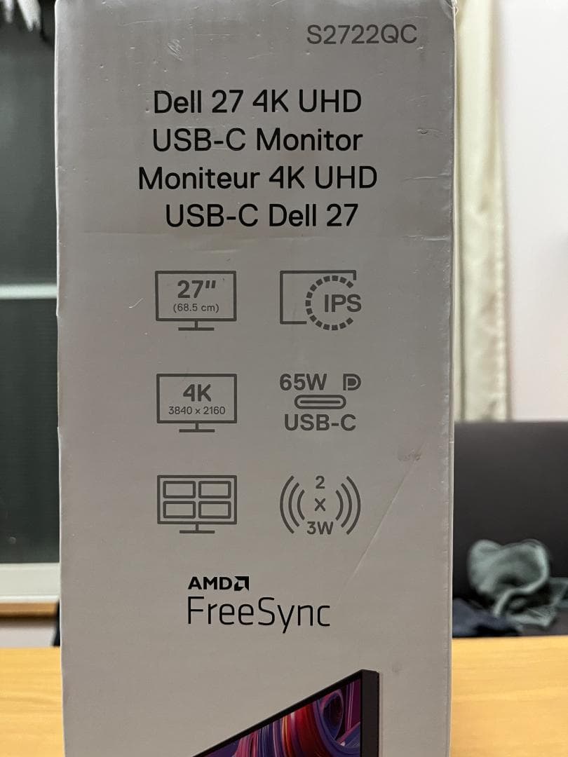 DELL 27インチ4Kモニター S2722QC