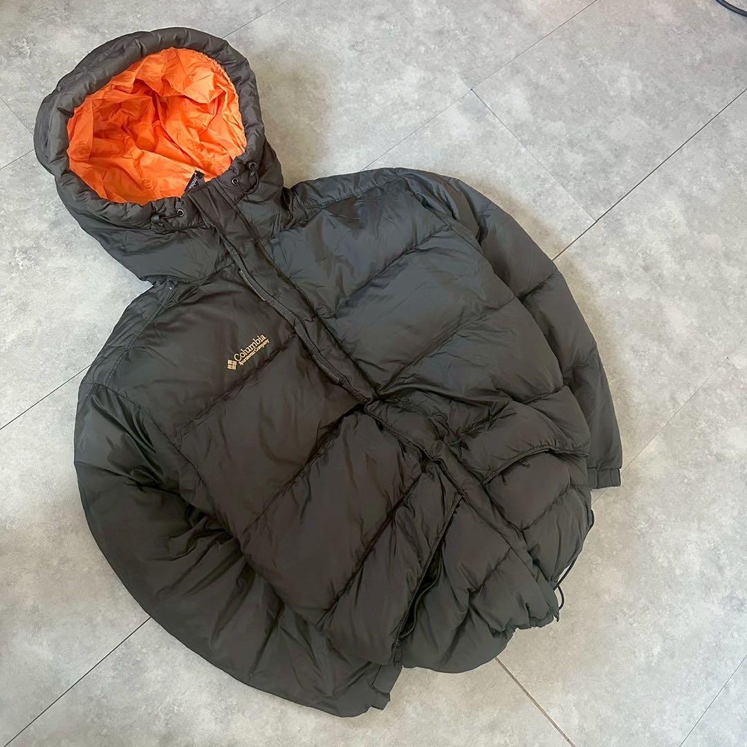 【大人気❗️】極暖！columbia 　ダウン　ダークブラウン　M