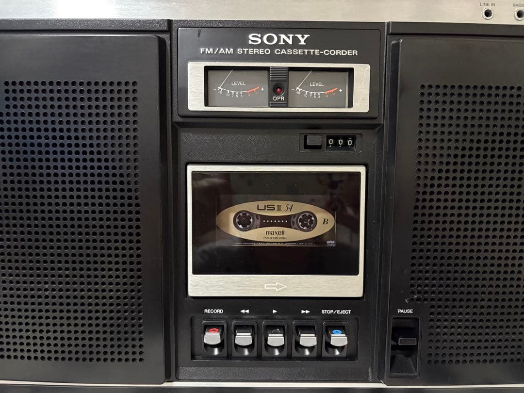 ソニー ラジカセ　CF-6500 ジルバップ　動作品　レトロ