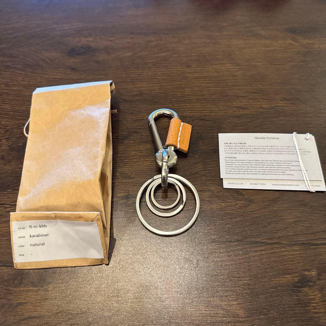【新品】Hender Scheme karabiner カラビナ キーホルダー