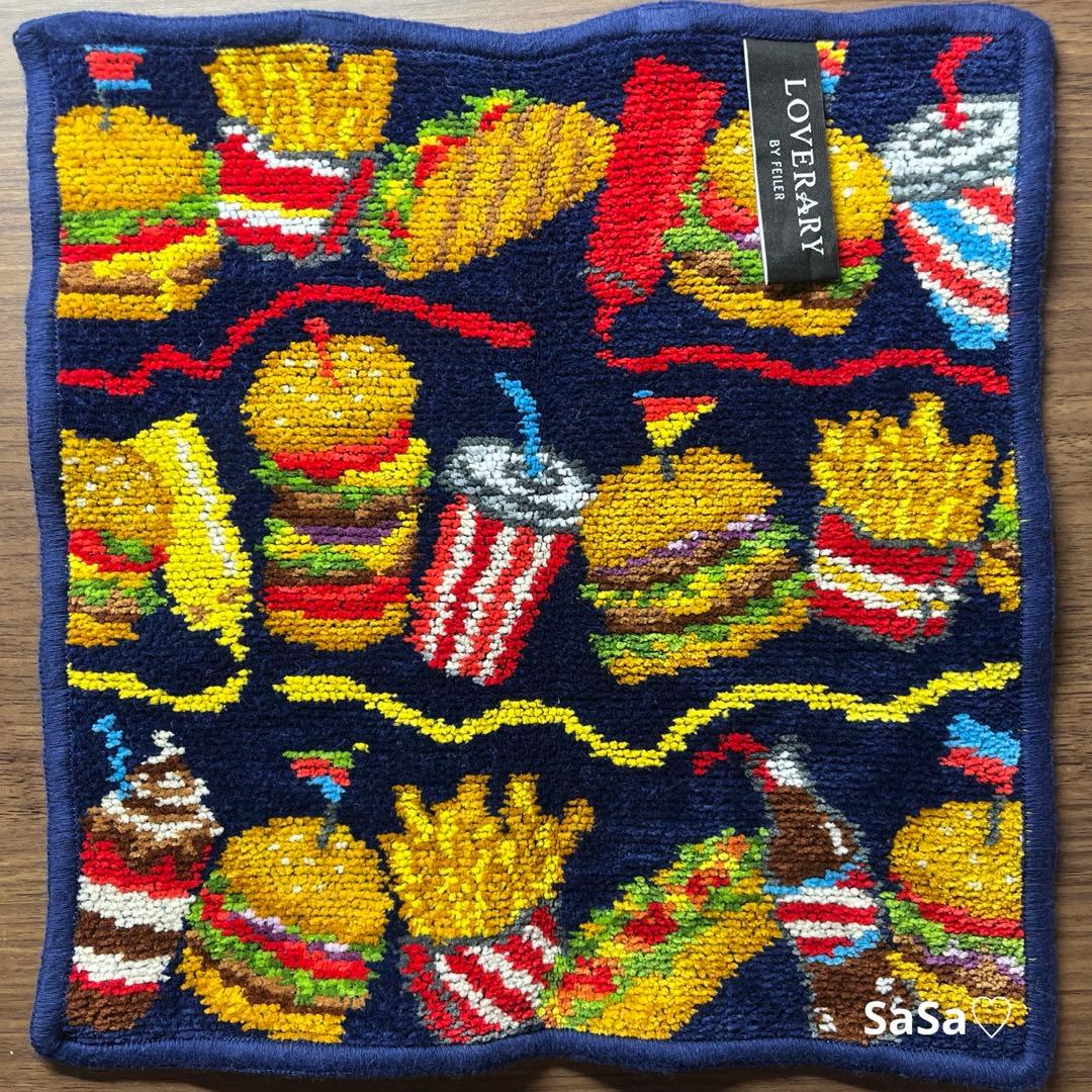 ラブラリーバイフェイラー ハンカチ 巾着 バーガーショップ