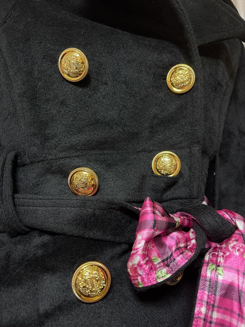 MARS新品　Sugar Gloss チェック　リボン　コート