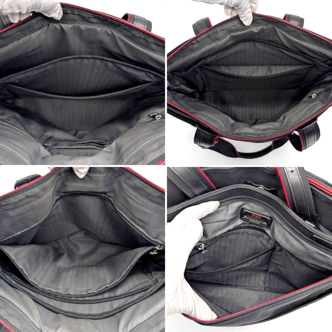 TUMI✨トゥミ トートバッグ 大容量 肩掛け可能 ブラック A4 PC収納可能