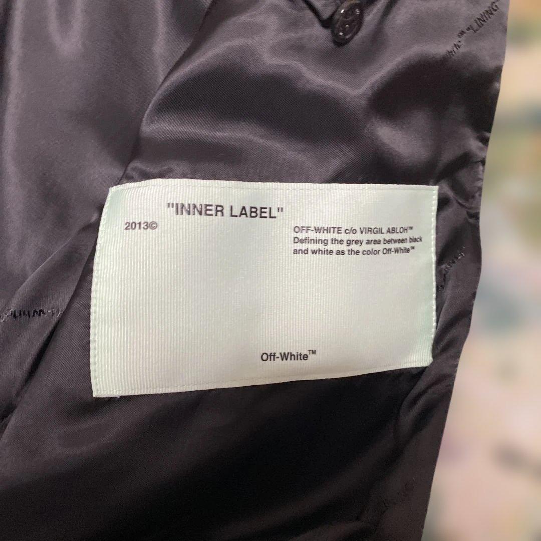 激レア 極美品 OFF-WHITE ジャガード ジャケット イタリア製