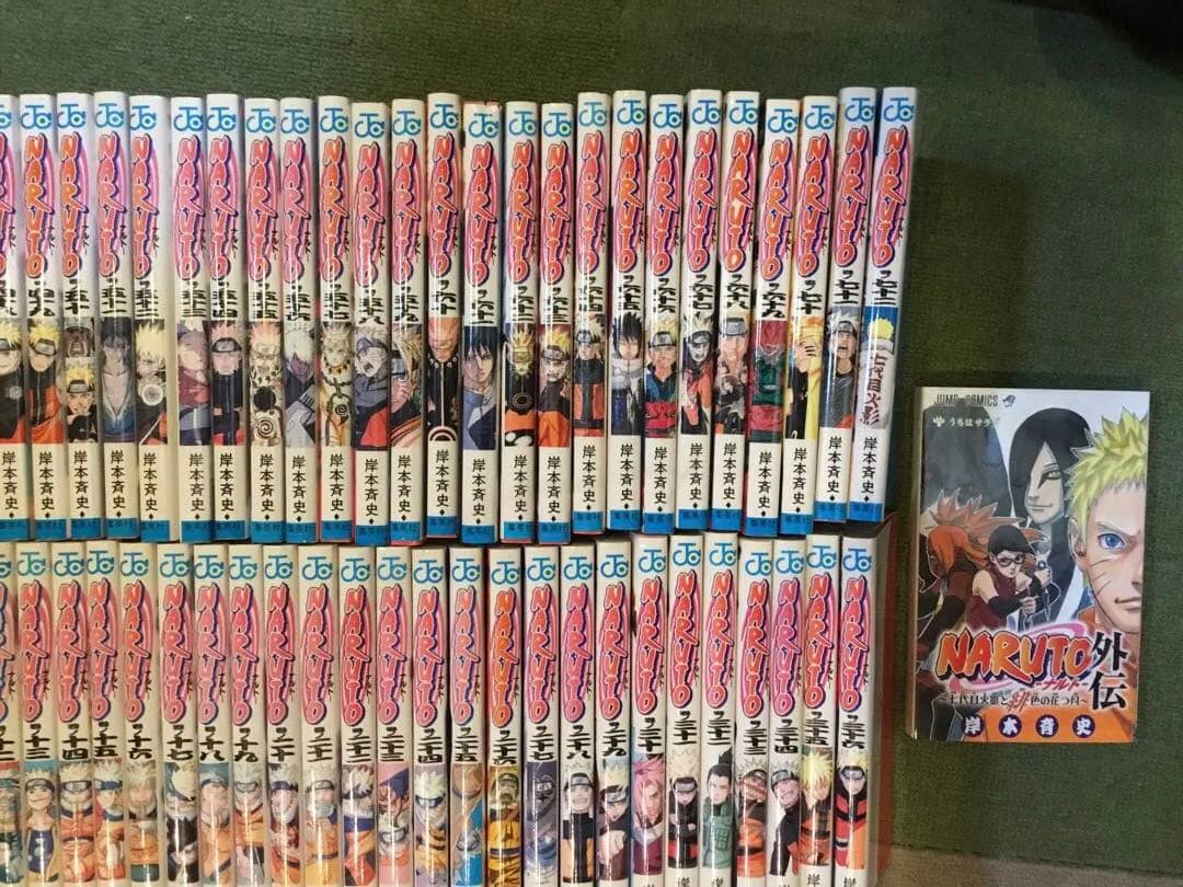 NARUTO ナルト　全72巻セット 日本語版　外伝1冊