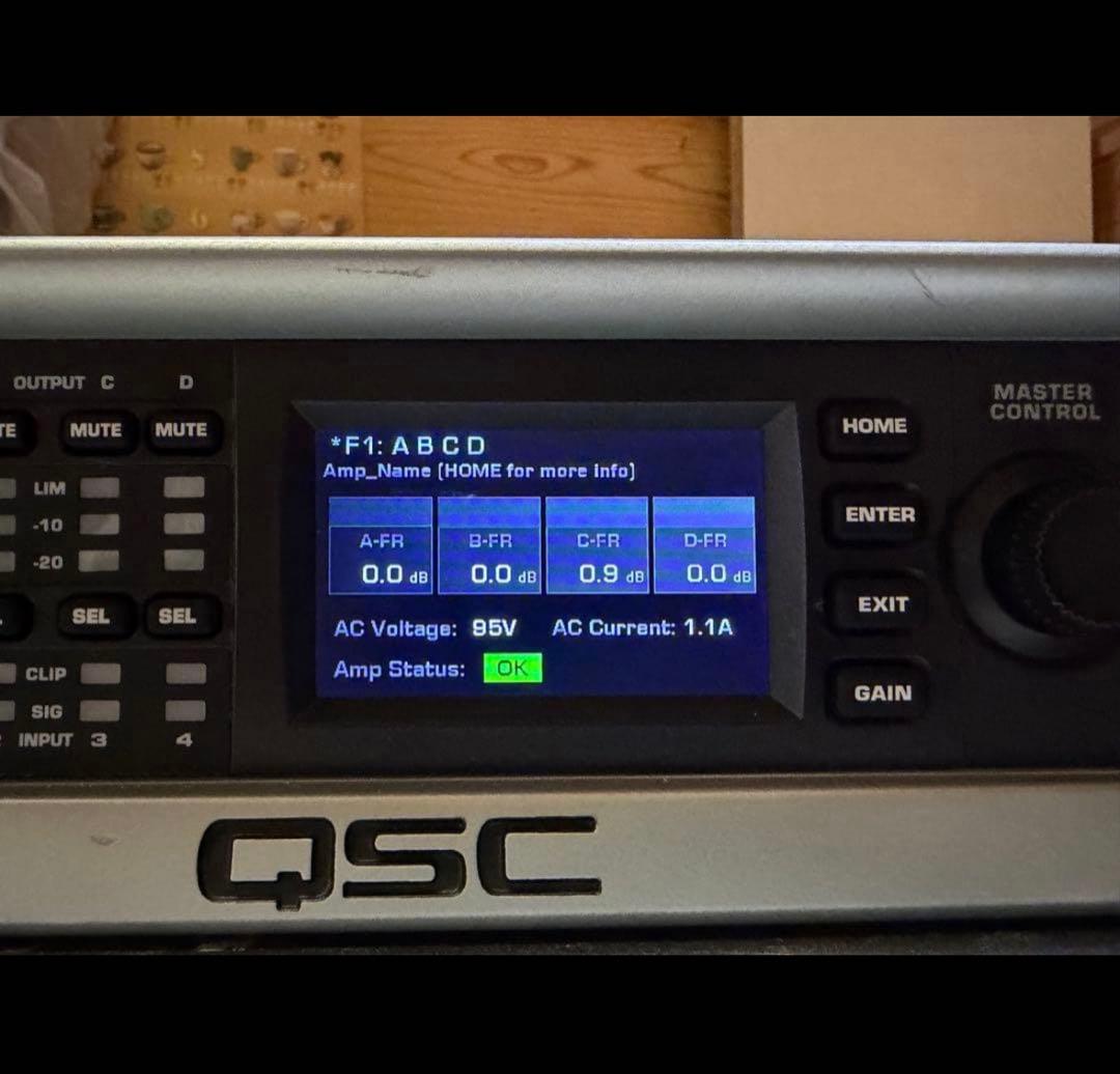 QSC AUDIO PLD4.2 4チャンネル パワーアンプ