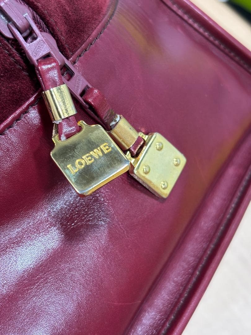 ☆ロエベ　ボストンバッグ☆ビンテージ品　26cm×13cm×58cm　YF0