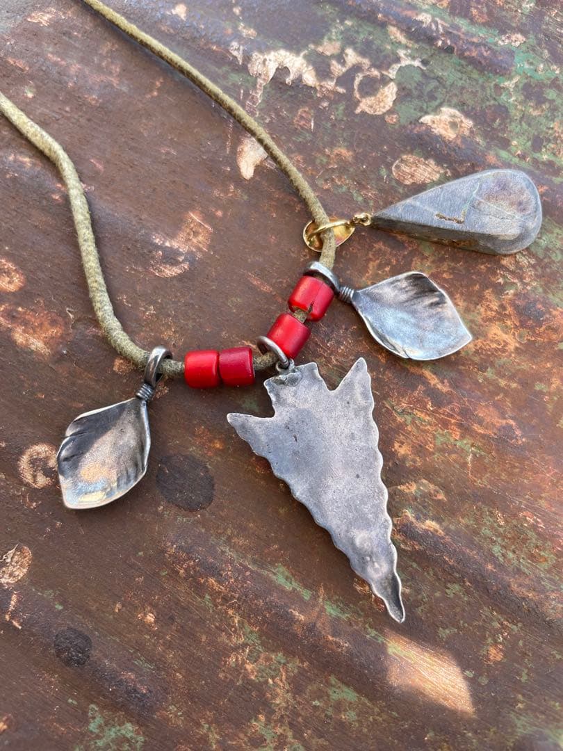 インディアンジュエリー　ターコイズ・シルバー・ネックレス