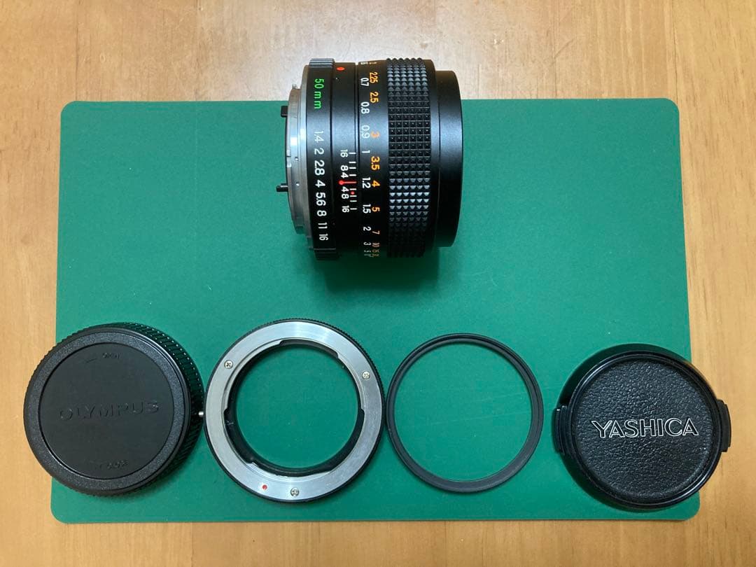 YASHICA レンズ　50mm f1.4 マニュアル