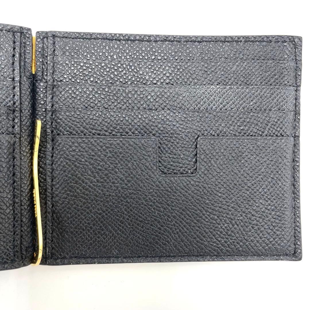 【美品】TOMFORD トムフォード マネークリップ TFロゴ ビルクリップ