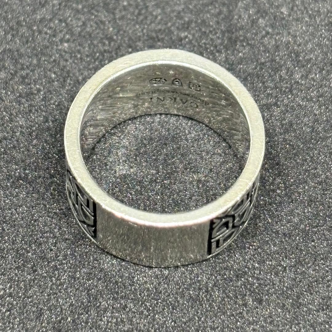 【GARNI】ガルニロゴ Gロゴ リング 19号 SILVER オールドガルニ