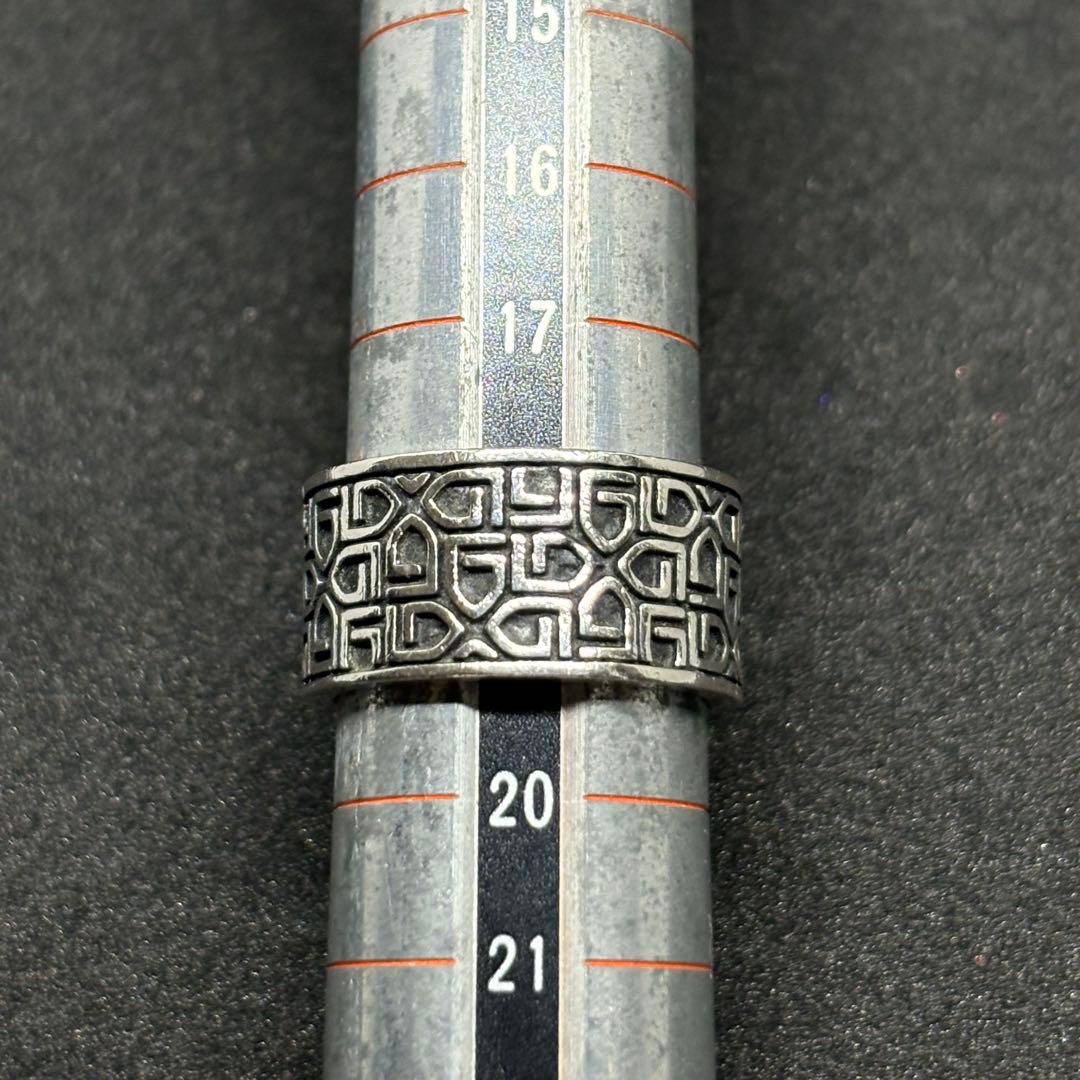 【GARNI】ガルニロゴ Gロゴ リング 19号 SILVER オールドガルニ