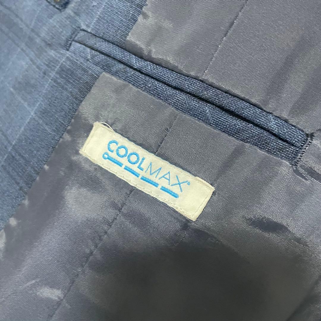 【美品】スーツカンパニー ノーカラージャケット パンツスーツ セットアップ ML