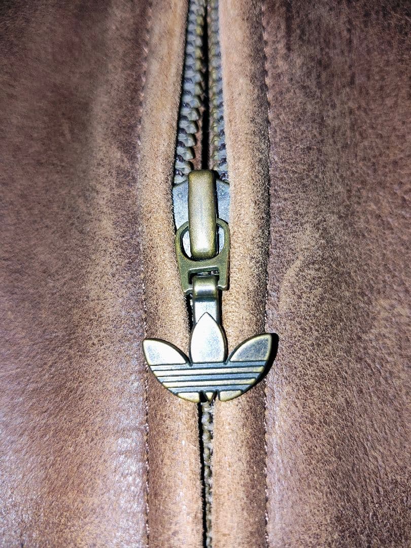 アディダス 激レア ヴィンテージレザージャケット　80s RANDMC　革ジャン