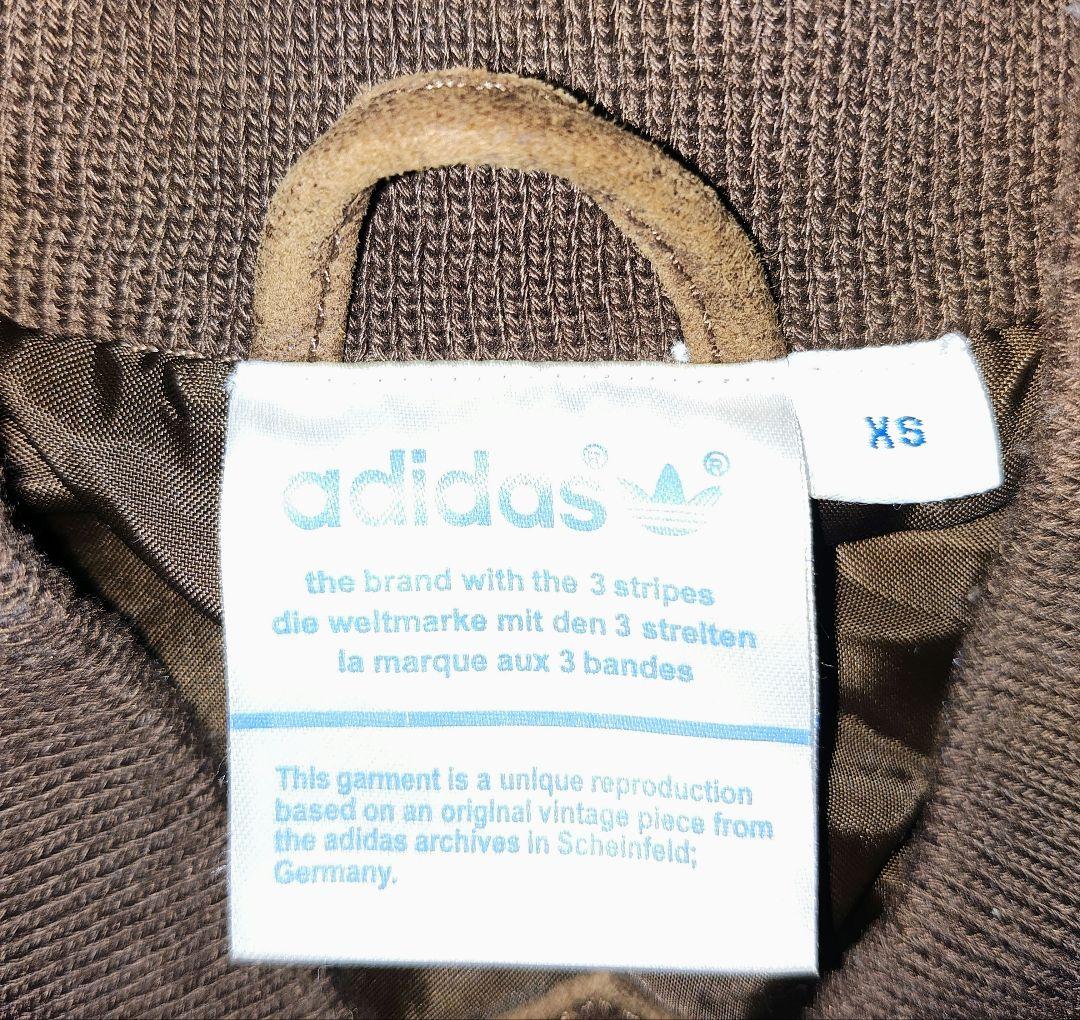 アディダス 激レア ヴィンテージレザージャケット　80s RANDMC　革ジャン