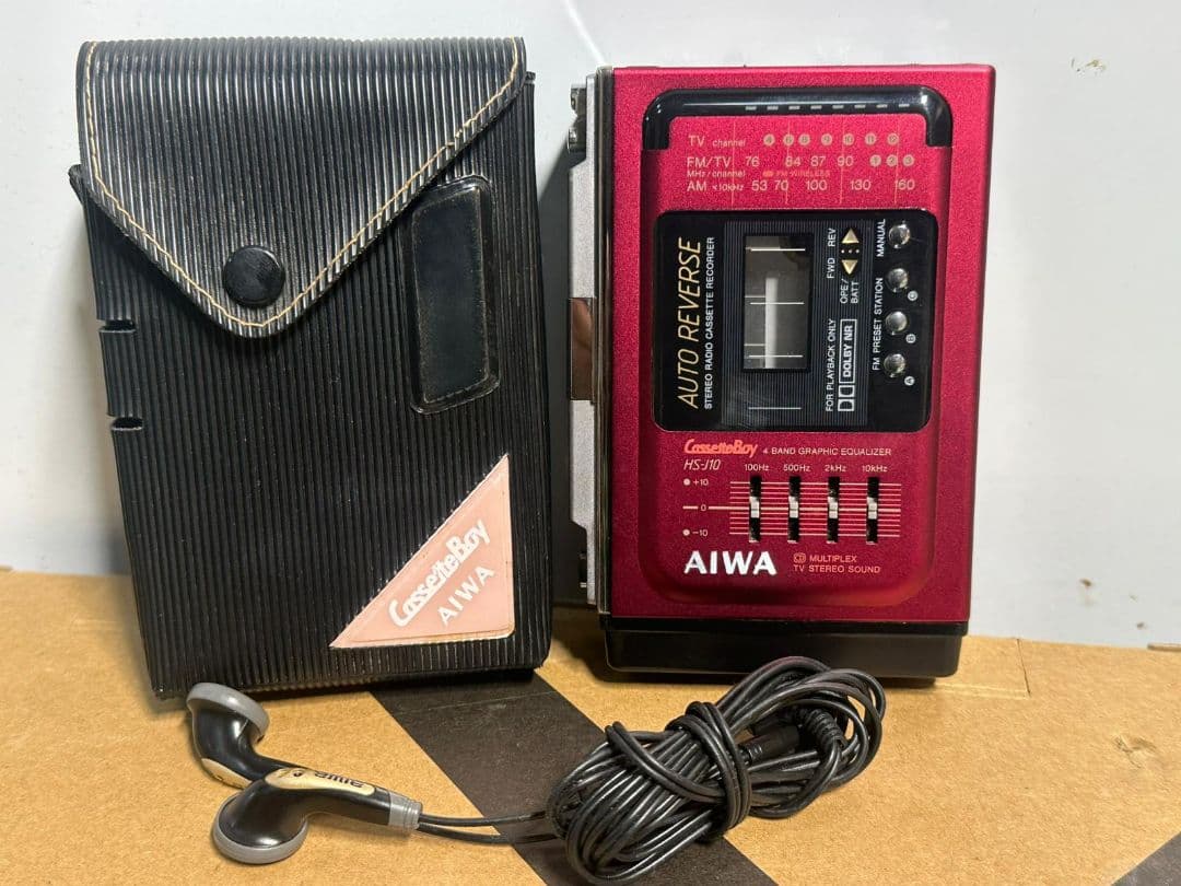 AIWA HS-J10 ステリ―オラジオカセットレコ―ダ―