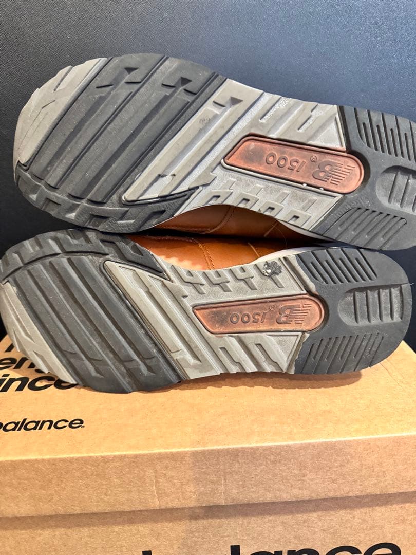 New Balance 1500 tan レザー スニーカー イギリス製