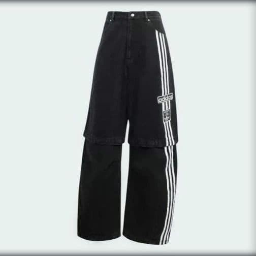 完売★2way★adidas★アディブレイク デニム 2-IN-1 パンツ★24