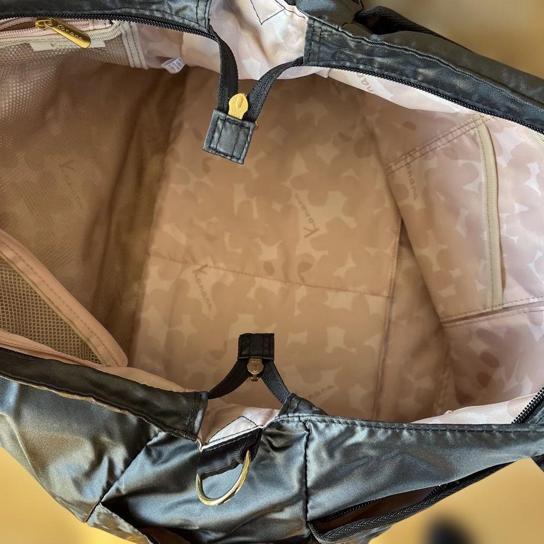 Kanana project濃紺ボストンバッグ 新品級お買い得