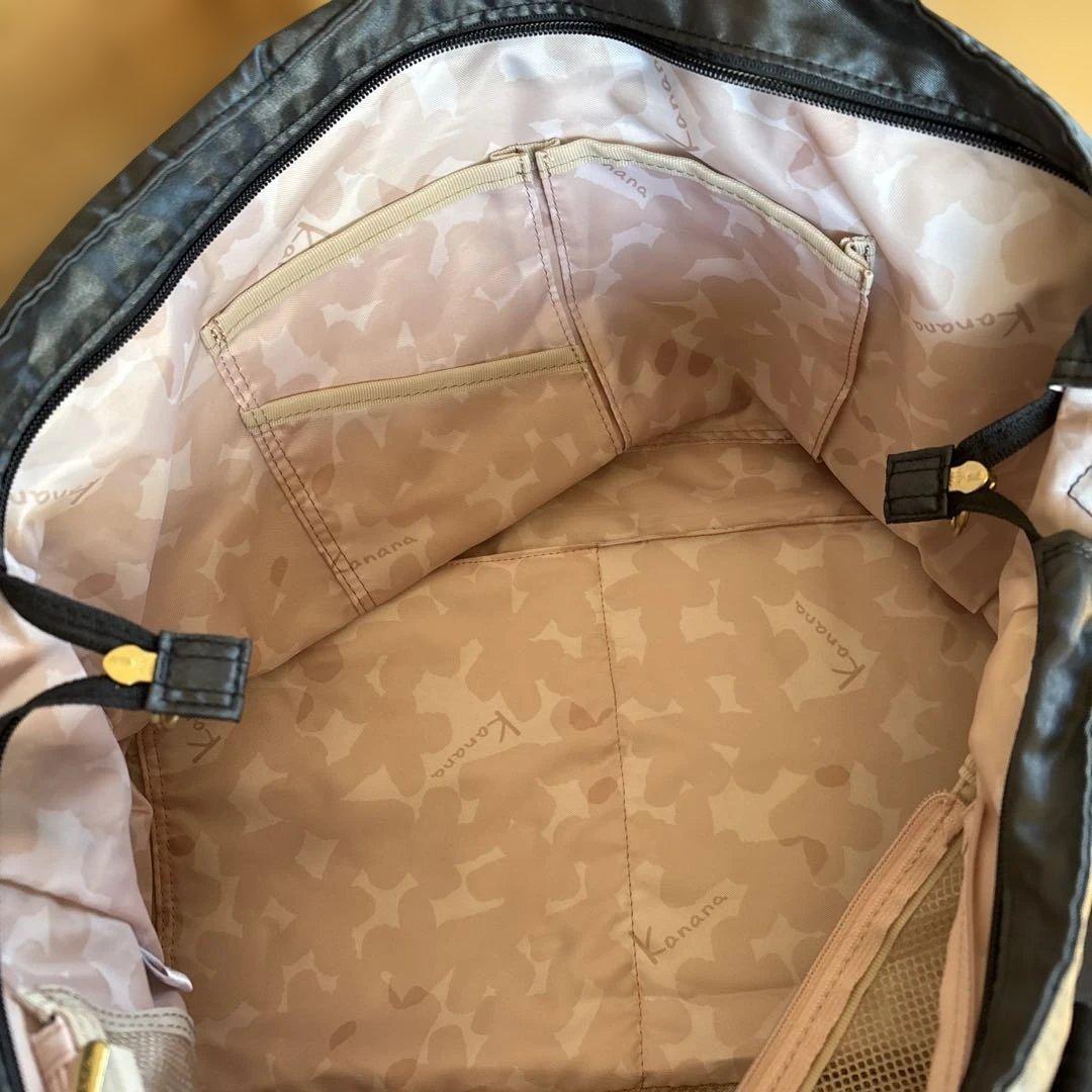 Kanana project濃紺ボストンバッグ 新品級お買い得