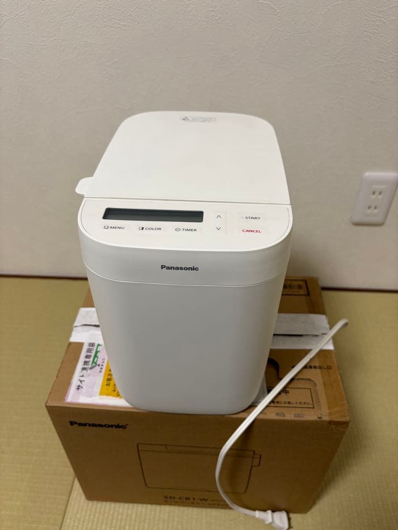 Panasonic ホームベーカリー SD-CB1 白 中古品