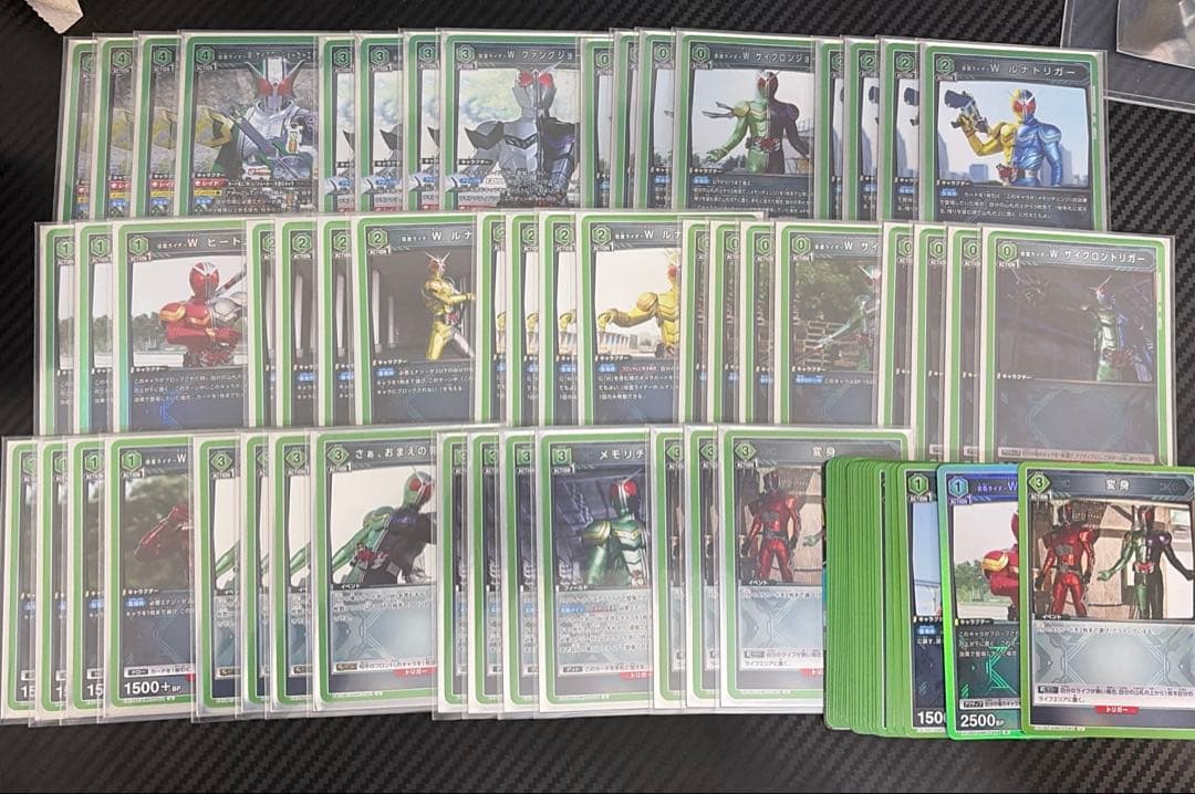 ユニオンアリーナ 仮面ライダーvol.2 Wデッキ+緑おまけ