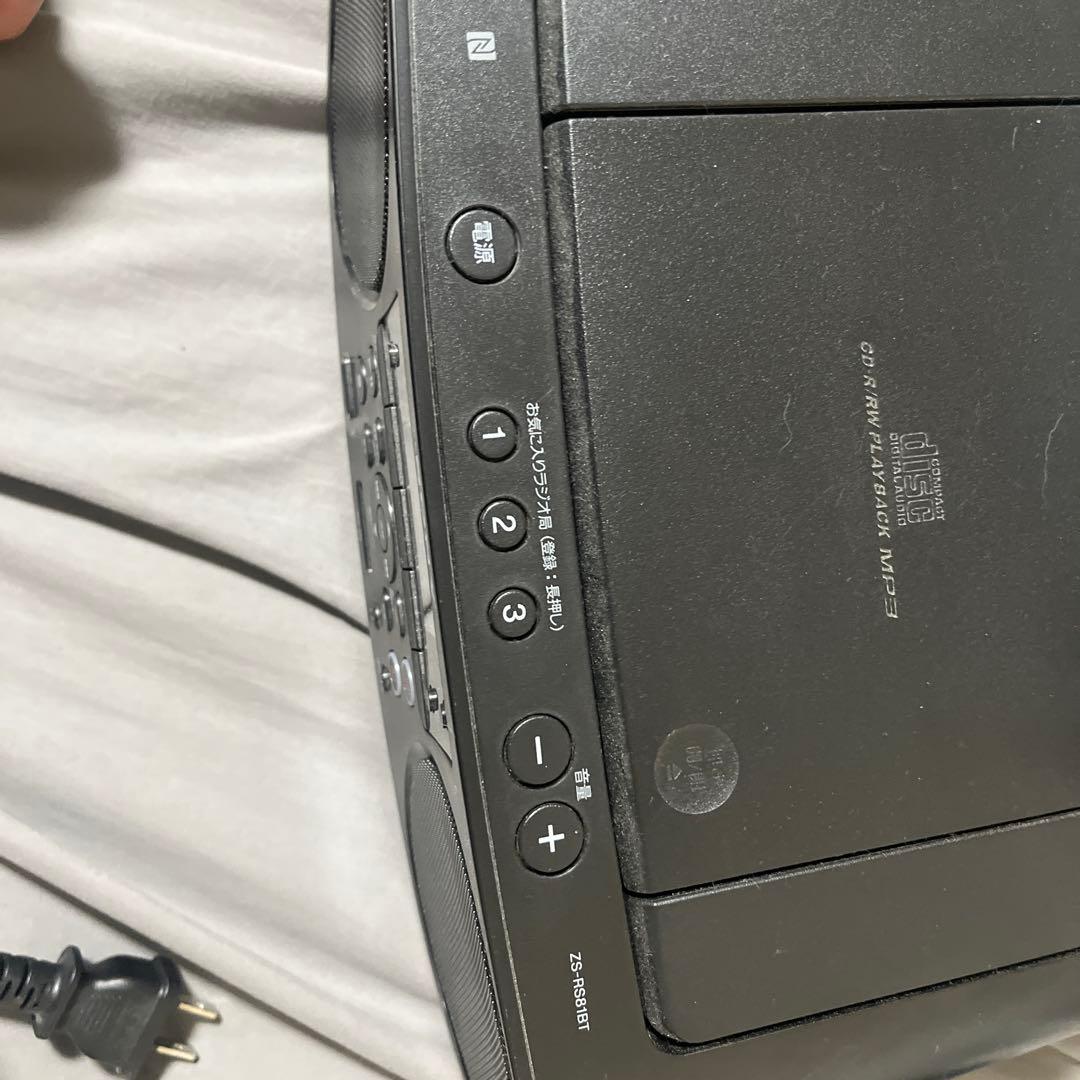 美品　稼働確認済　SONY CD ZS-RS81BT MEGA BASS機能付き