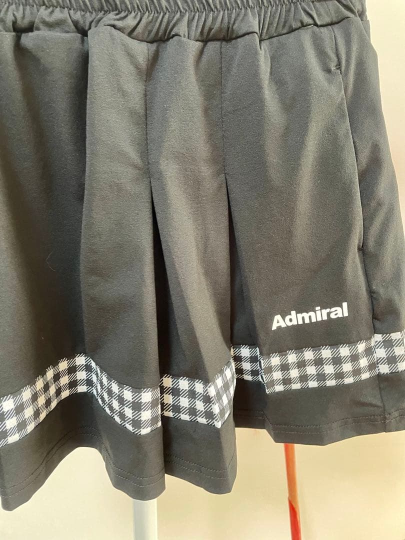 ADMIRAL新品紙タグ付き⭐️ギンガムチェックラインタックスコートテニスウエア