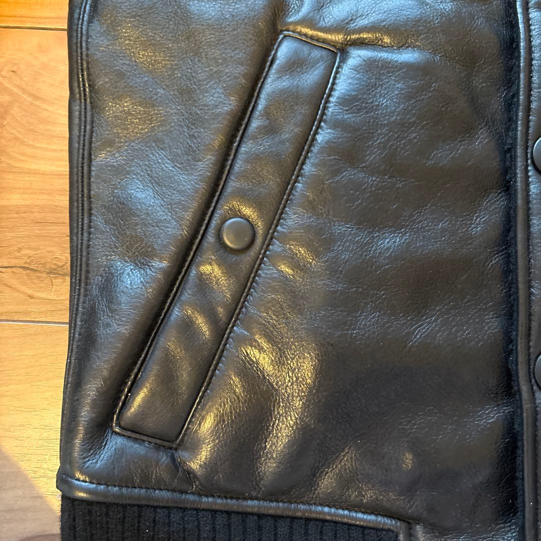 L.G.B. レザー ボア ジャケット　LGB 革ジャン　3