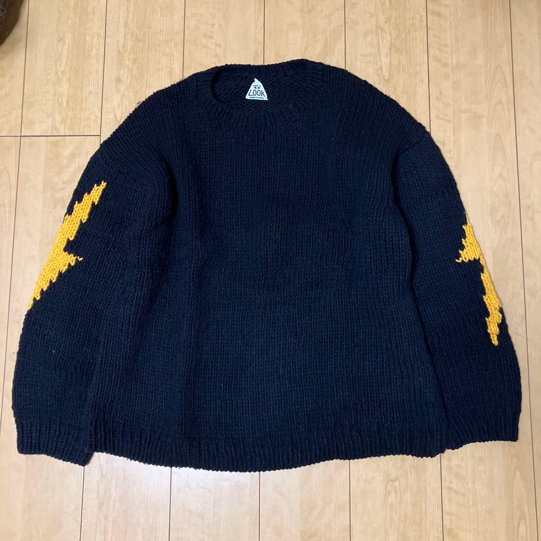 スリフティールック　手編みニット　サンダー