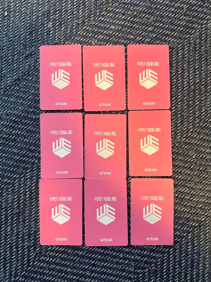 &TEAM 2nd EP WE Weverse特典　ホログラムトレカ　9枚セット