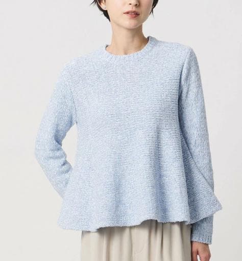 値下げ！　新品タグ付！ユナイテッドアローズ　ミックスカラー ペプラム ニット