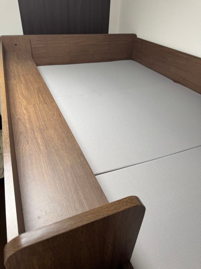 【引き取り希望】Ashby ブラウン ロフトベッド ハイタイプ デスク付き