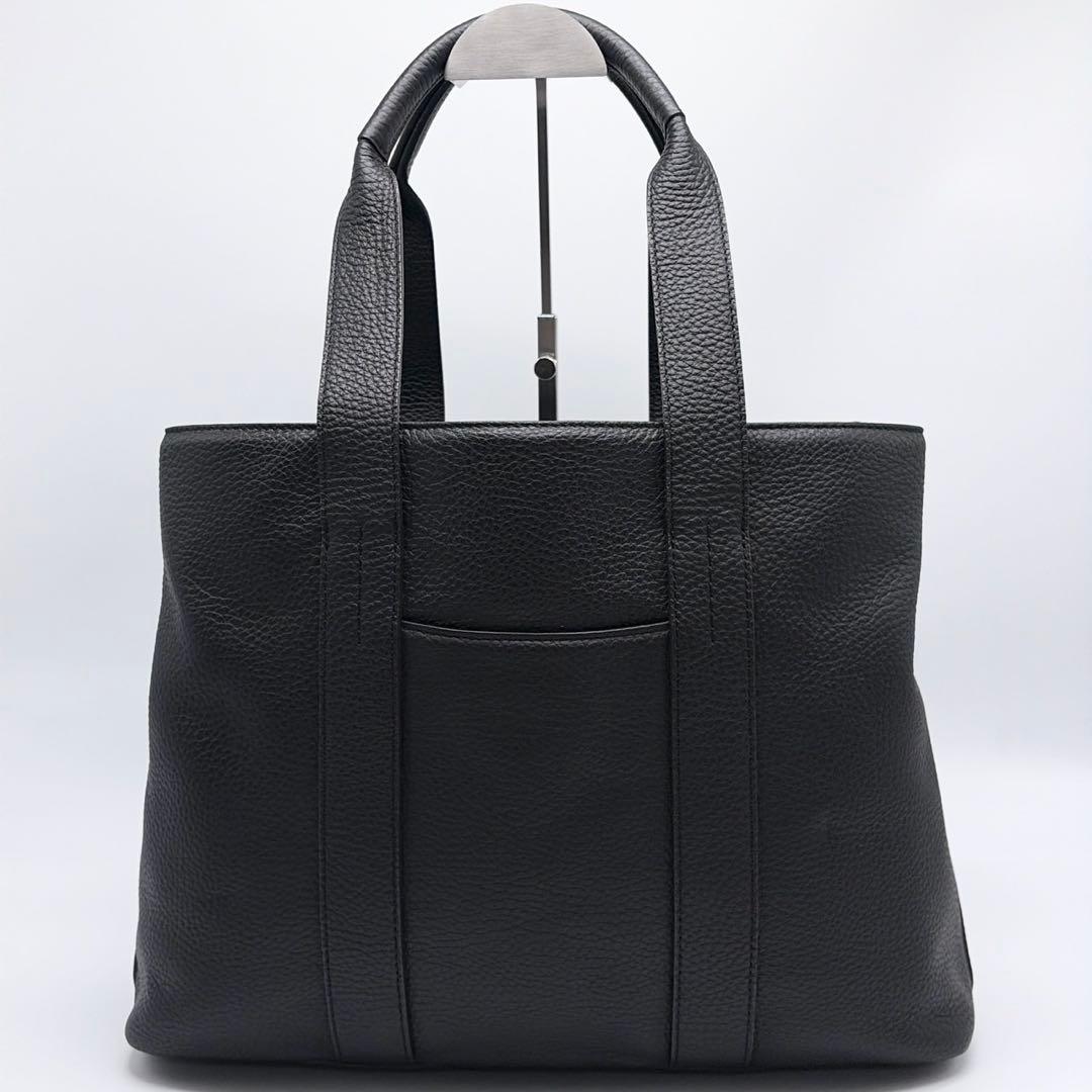 現行✨フジタカ アルタ レザー トートバッグ 2way 肩掛け ショルダー 黒