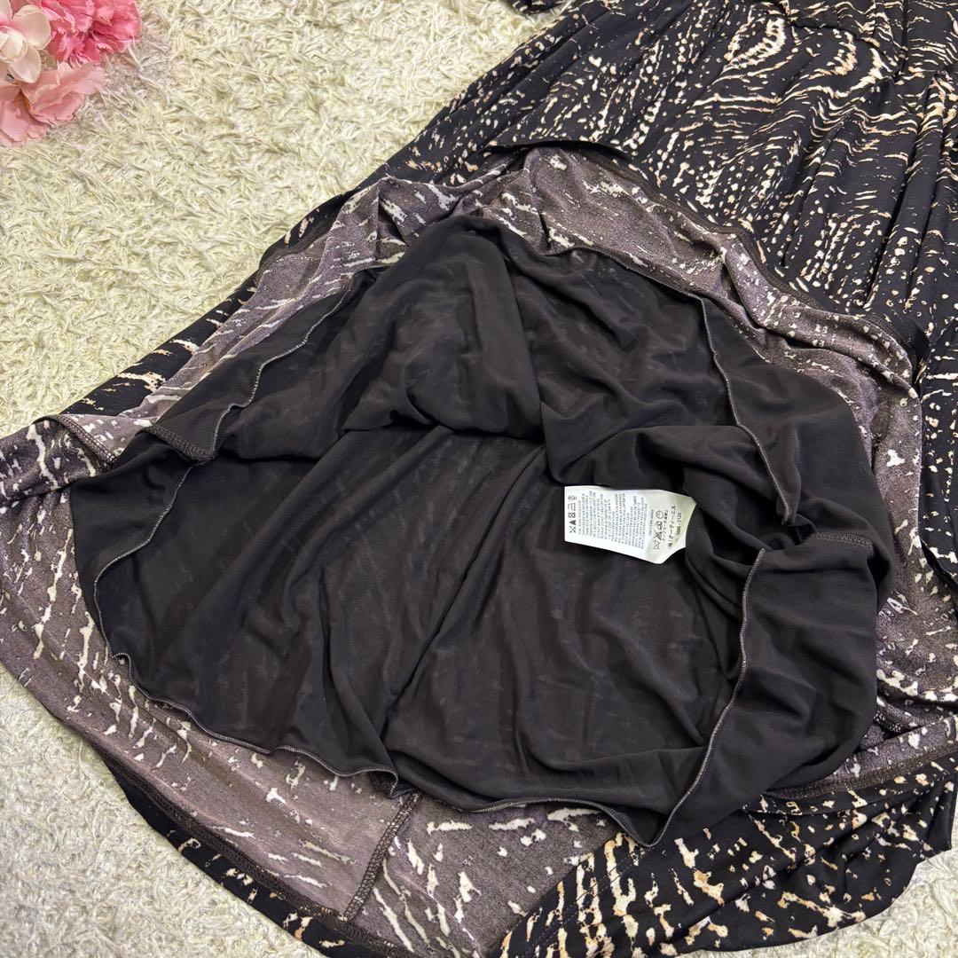 マックスマーラ　イタリア製　レーヨン　カシュクール　膝丈ワンピース　40