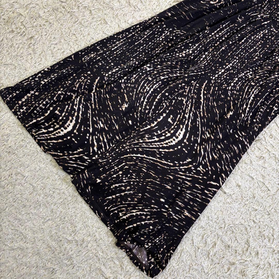 マックスマーラ　イタリア製　レーヨン　カシュクール　膝丈ワンピース　40