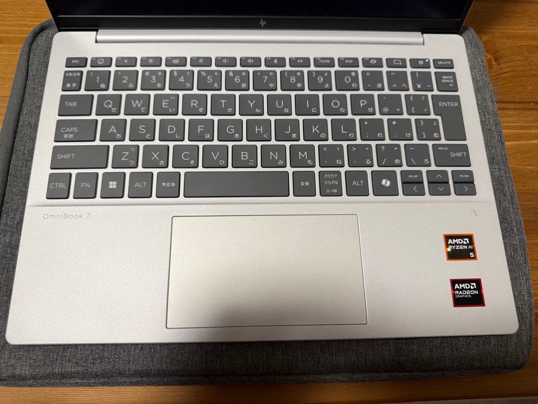 HP OmniBook7 Aero13-bg グレイシャーシルバー