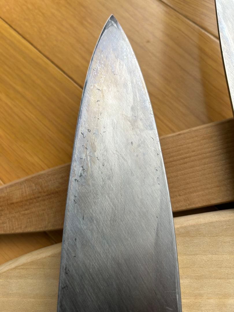 正長作の出刃包丁・柳刃包丁の2本セットです。