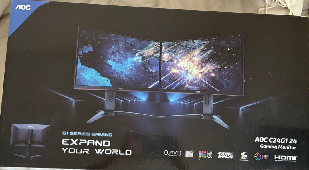 ディスプレイ・モニター本体 AOC C24G1 24