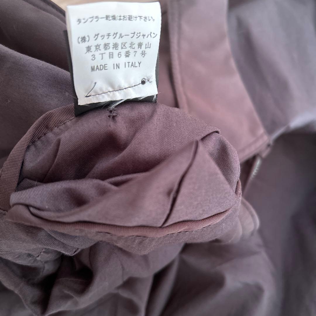 g*g様 美品　GUCCI グッチ　ブルゾン　ショートコート　黒　茶　48 XL